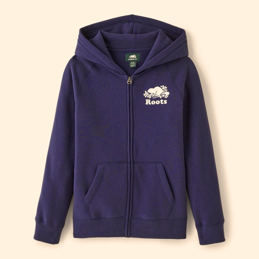 Roots Navy Full Zip Hoodie